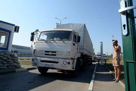 Гуманитарный конвой вернулся в Россию. Фото: © РИА Новости. Максим Блинов